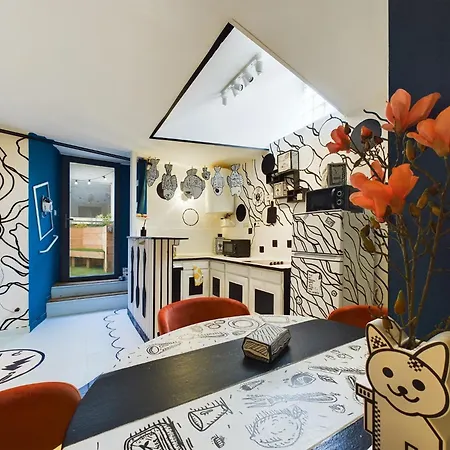 Vintage Immersive Art 아파트 *